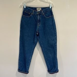 L.L. Bean Women's Straight Leg Jeans - Blue